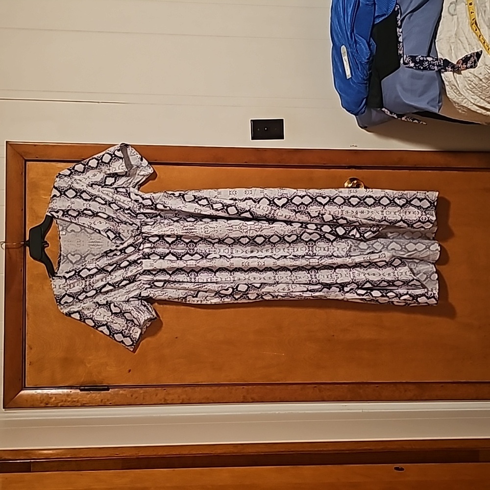 Snakeskin dress